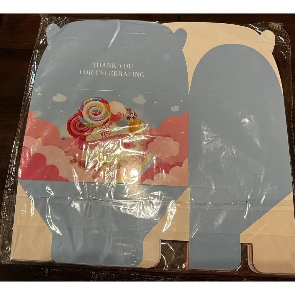 12 Pack Candyland Favor Goodie Goody Boxes Candy Sweet Treat Bags Thank You